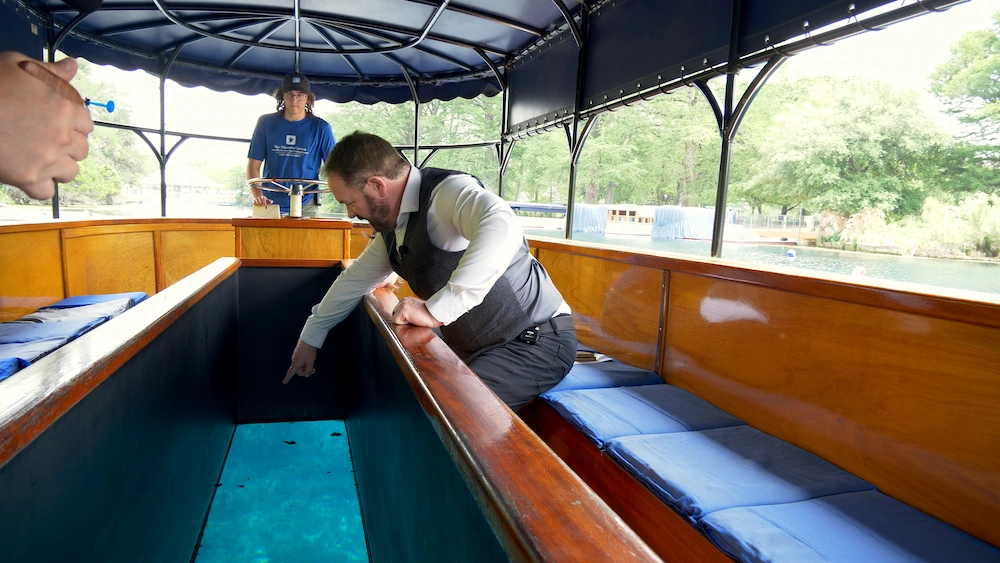 Meadows Center Glass Bottom Boat